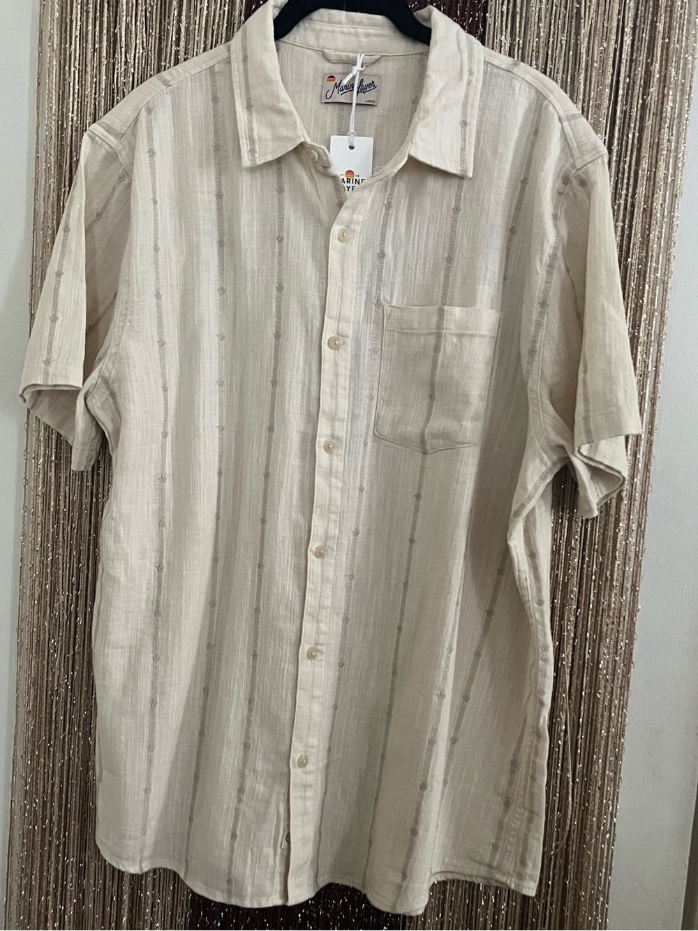 Marine Layer Classic Selvage Shirt -L